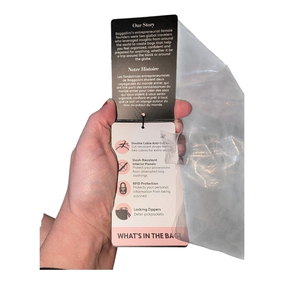 Baggallini Securtex Memento Crossbody- NWT - Picture 5 of 6